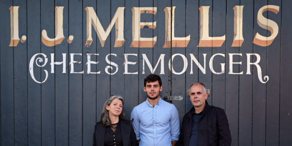 I J Mellis Cheesemonger with family
